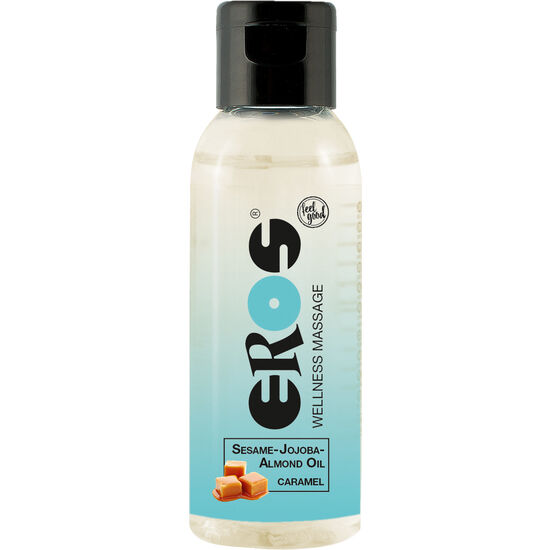 Huile de Massage Eros Caramel Bien-être 50ml - Eros