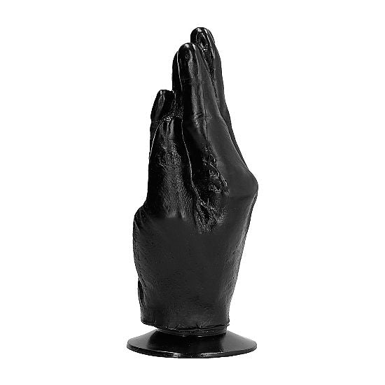 All Black - Gode Fisting en forme de main - 21 cm