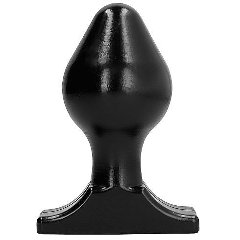 All Black – Plug Anal en forme conique - 18 cm