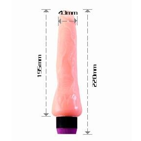 Baile - Vibromasseur Réaliste en forme de Pénis - 19,5 cm