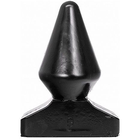 All Black – Plug fisting en forme conique - 18,5 cm