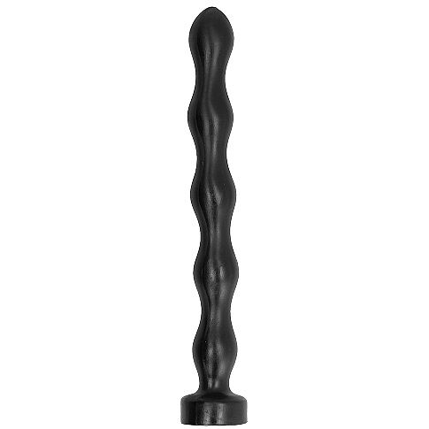 All Black - Jouet Anal XXL Ondulé - 41,5 cm