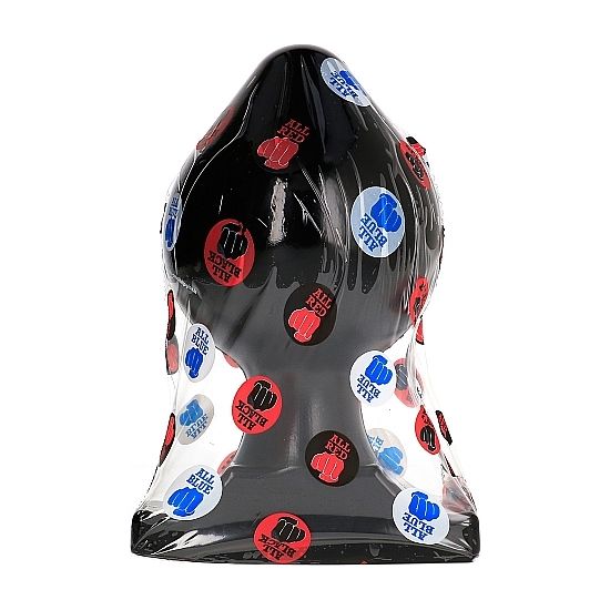 All Black – Plug anal XXL en forme conique – 22,5 cm