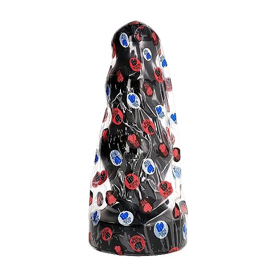 All Black - Gode Fisting noir - 38 cm