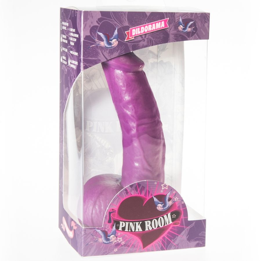 Gode réaliste Connor violet 16 cm - Pink Room - PINK ROOM