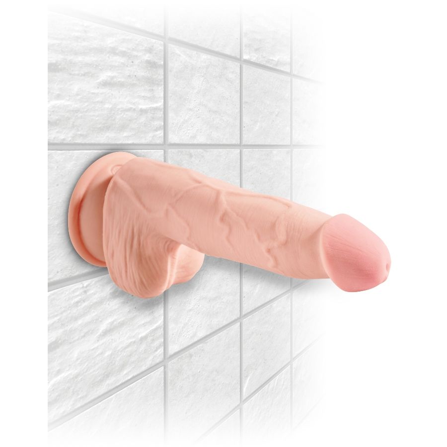 Gode Réaliste King Cock Triple Densité Chair 19cm - King Cock