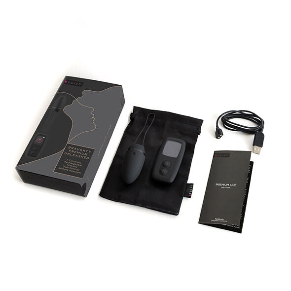 B Swish - Oeuf Vibrant Bnaughty Premium Unleashed - Noir