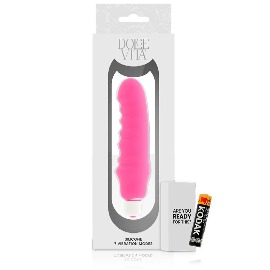 Vibromasseur Genius Pink Silicone Rose - Dolce Vita
