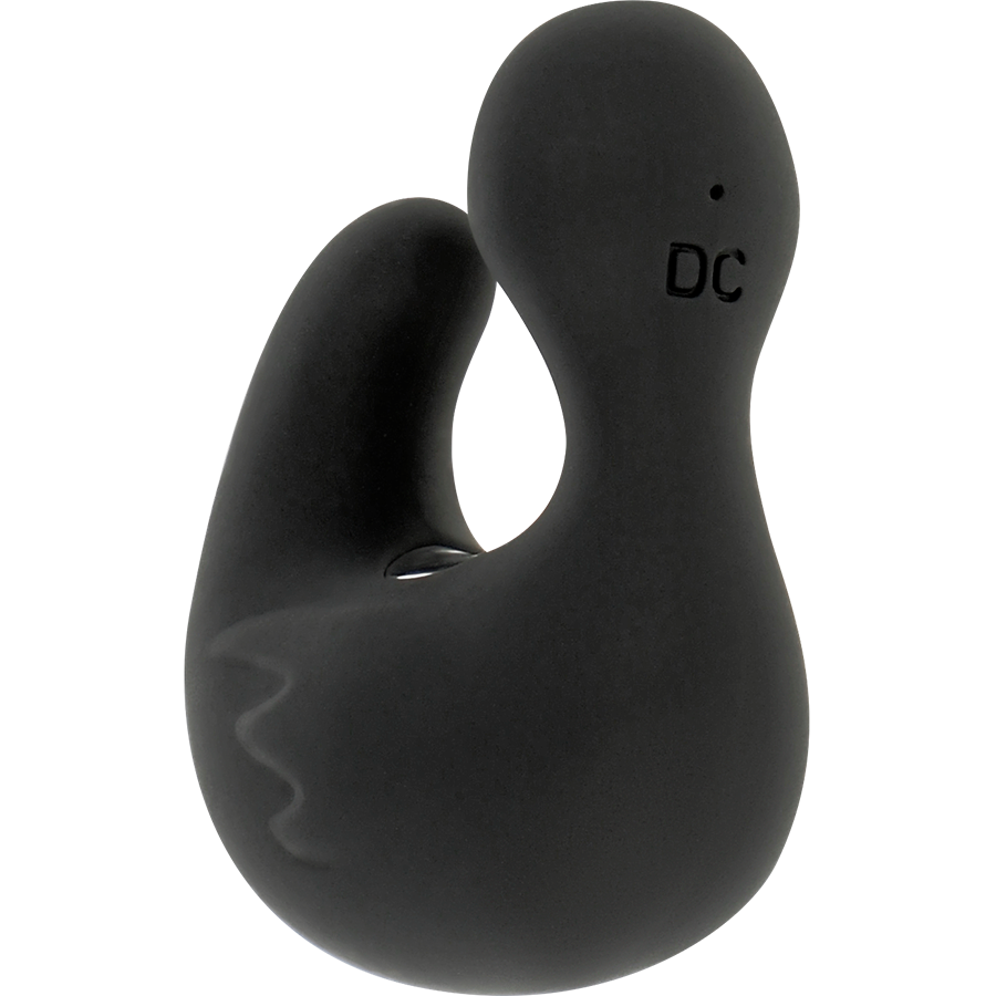 Stimulateur Ducky Rechargeable Noir - Black&Silver