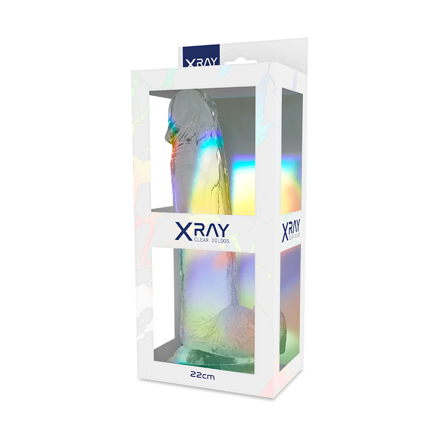 Gode Réaliste X Ray Clear Transparent 22cm - X Ray