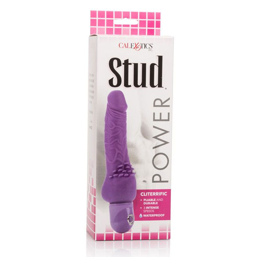 Vibromasseur Power Stud Cliterrific Violet - Calexotics