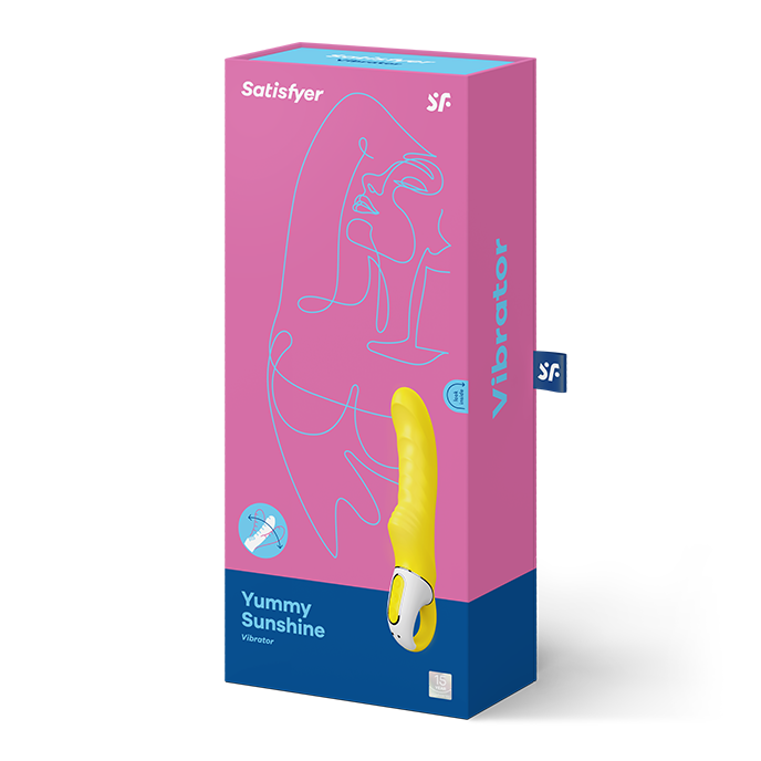 Vibromasseur Courbé Yummy Sunshine Jaune - Satisfyer
