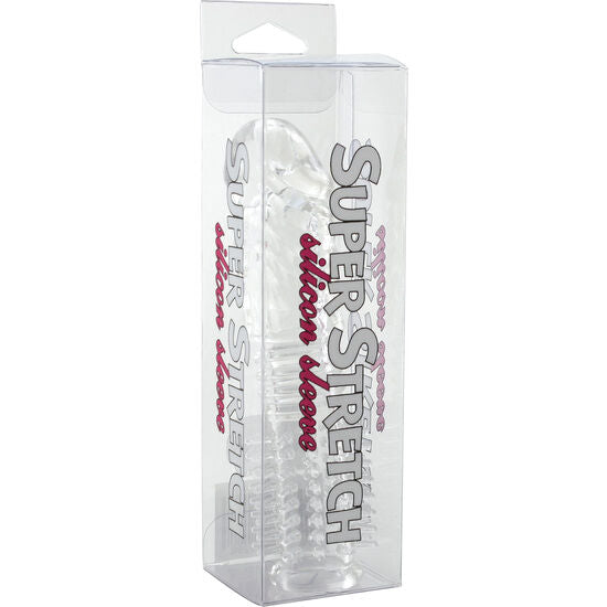 Seven Creations - Étui Pénien Texturé en silicone Transparent
