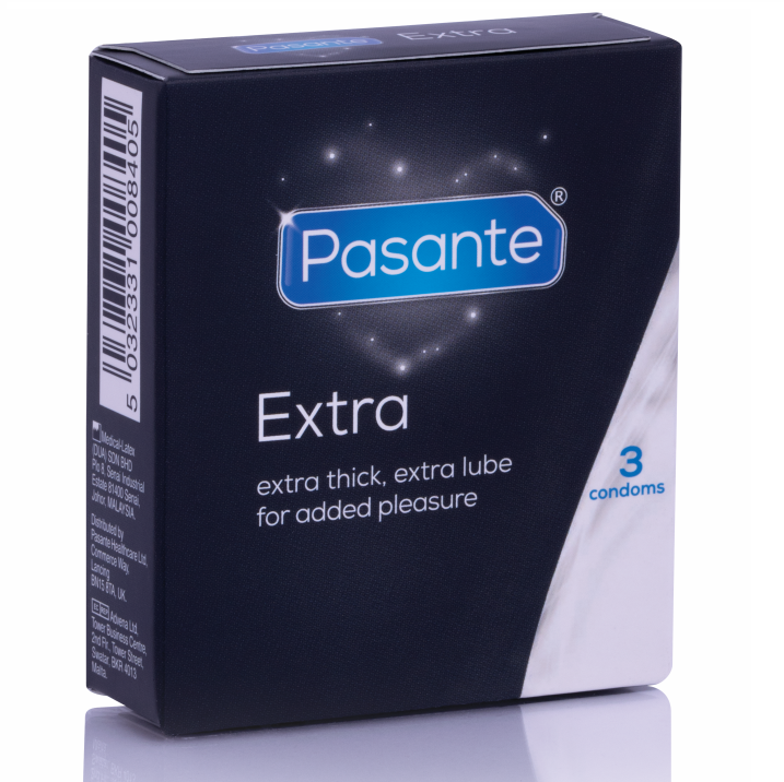 Préservatif extra épais Pasante Extra x3 - Pasante - PASANTE
