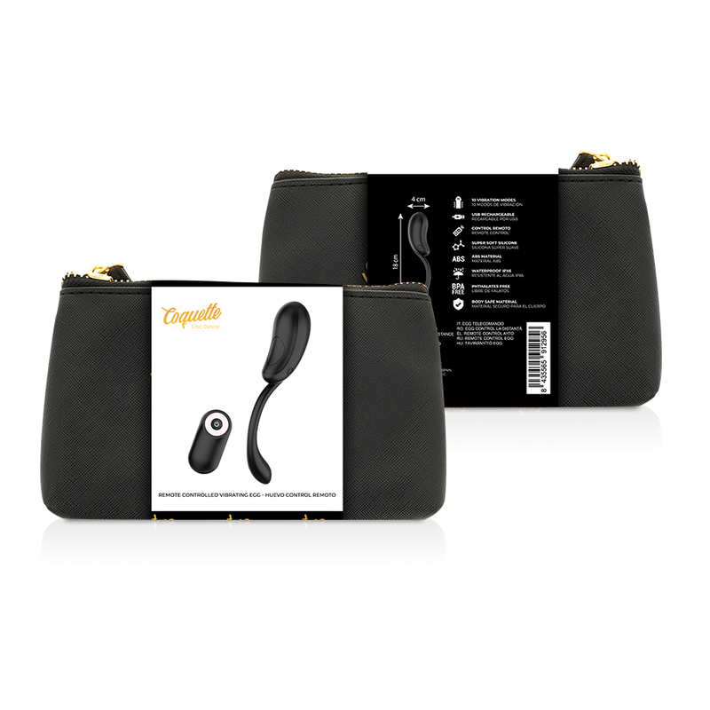 Oeuf Vibrant Télécommandé Coquette Chic Desire Noir