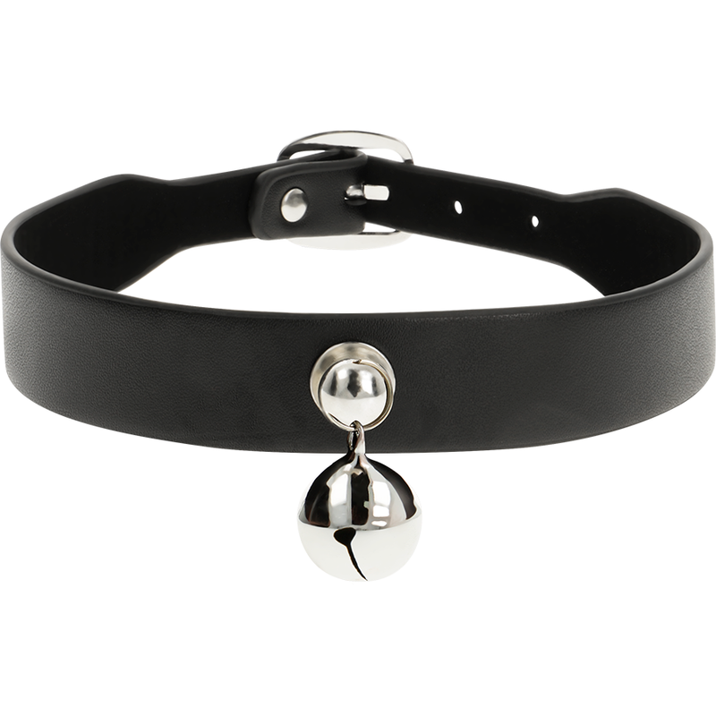 Collier Fétiche Cuir Vegan Réglable Noir - Coquette Chic Desire