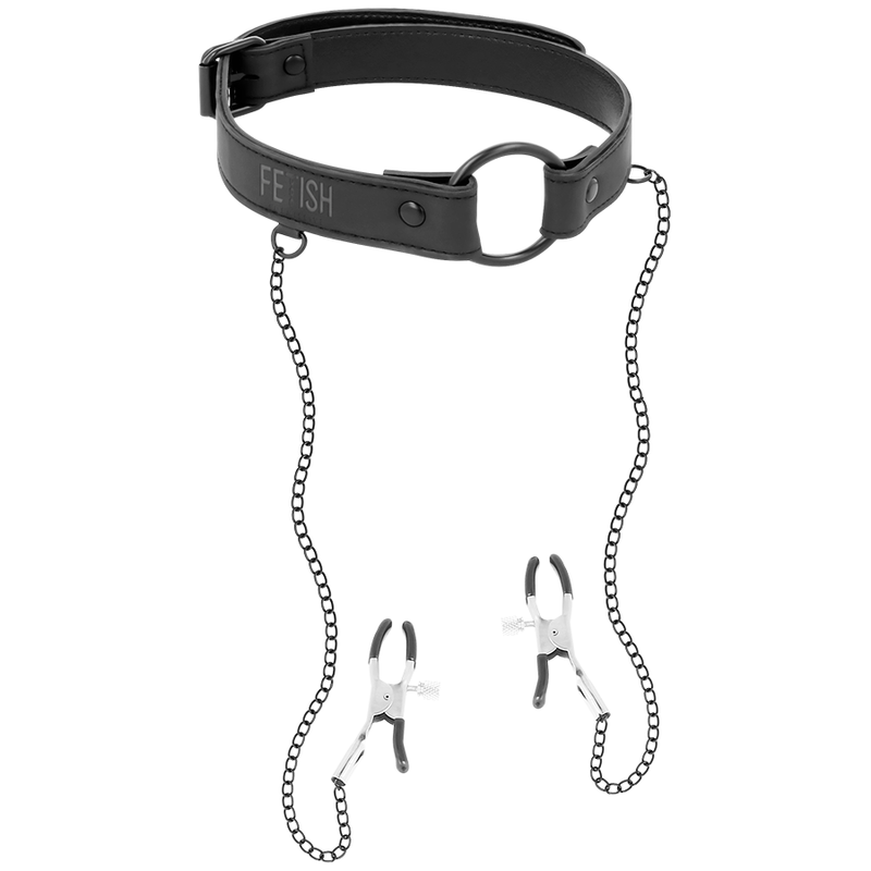 Bâillon à Anneau avec Pinces Tétons Fetish Submissive - FETISH SUBMISSIVE BONDAGE