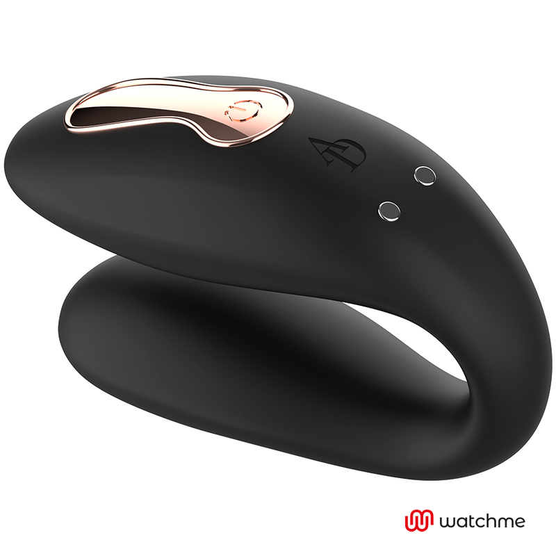 Watch Me - Vibromasseur pour couple avec télécommande Anne's Desire - Noir