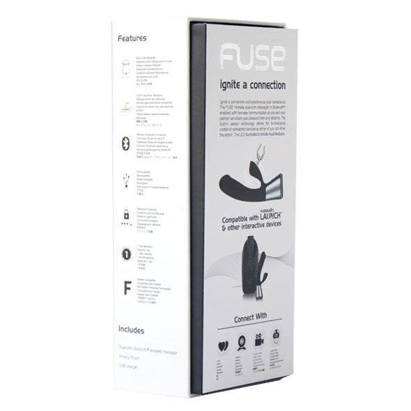 Vibromasseur Rabbit Connecté OhMiBod Fuse Noir - Kiiroo