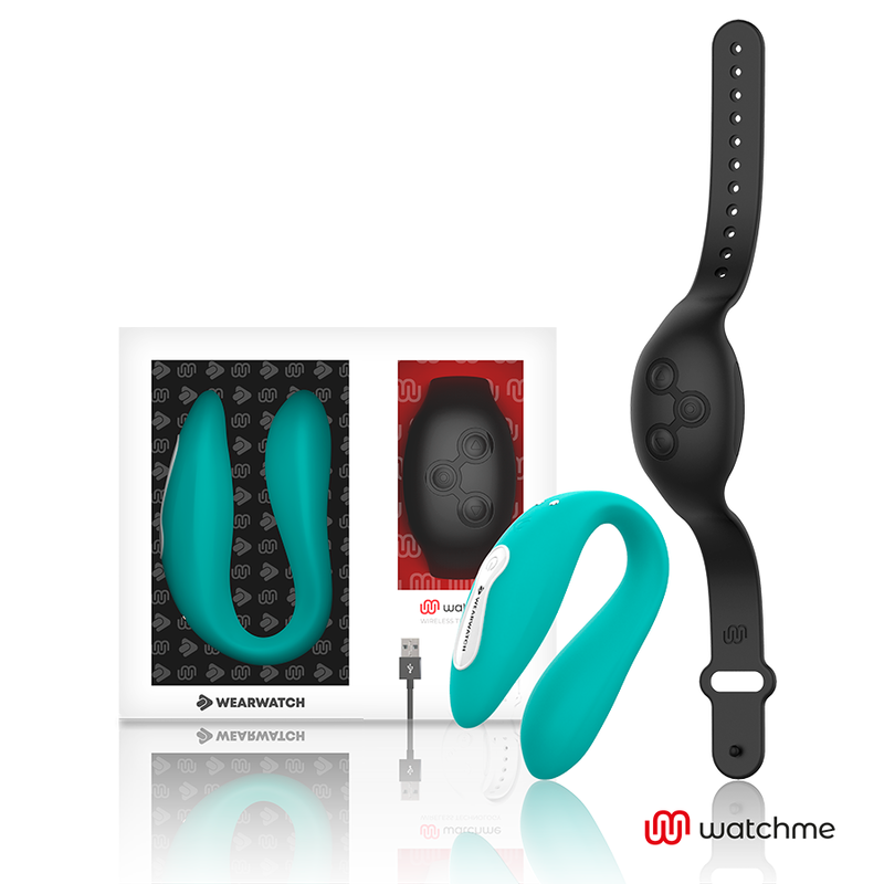 Vibrateur couple WearWatch Dual aigue-marine - WearWatch - WEARWATCH