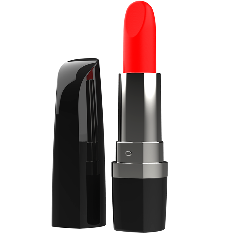 Vibromasseur Clitoridien Lippsy Rouge à Lèvres Rouge - Intense